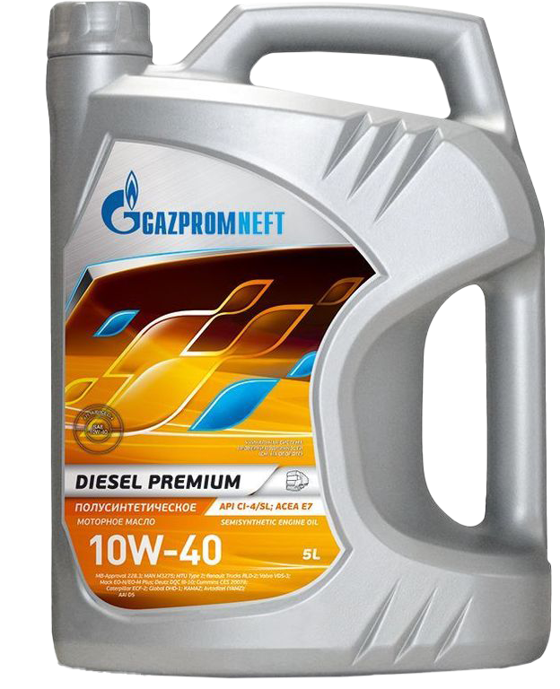 Моторное масло Gazpromneft Diesel Premium 10W40, 5л